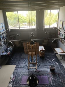 Art studio view at the Warren Hardy campus